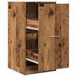 vidaXL Armoire d'apothicaire vieux bois 40x41x77 5cm bois d'ingénierie