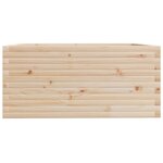 vidaXL Jardinière 100x100x49 5 cm bois de pin massif