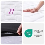 vidaXL Matelas à ressorts bonnell moyen 80x200 cm