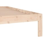 vidaXL Cadre de lit sans matelas 120x190 cm