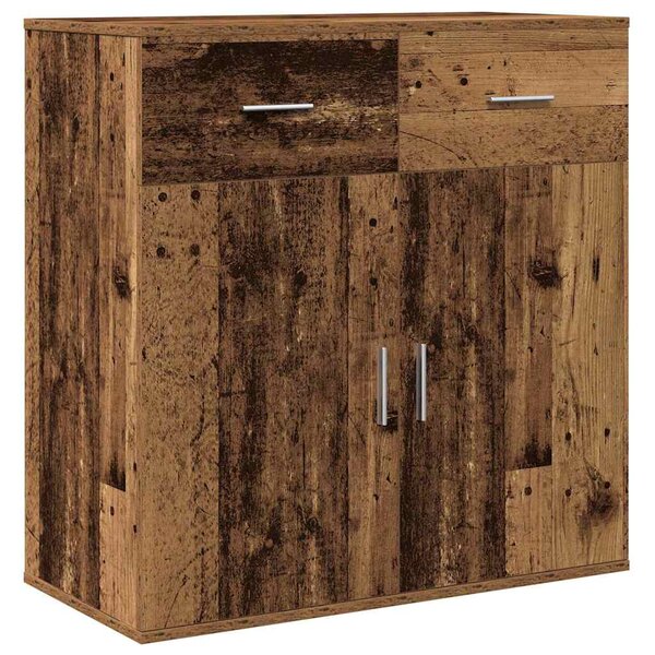 vidaXL Buffet Bois ancien 79 x 38 x 80 cm Bois d'ingénierie