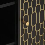 vidaXL Armoire latérale 90x33x75 cm bois massif de manguier