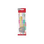 FABER-CASTELL Set de pinceaux à poils synthétiques pastel