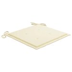 vidaXL Chaises Batavia avec coussins lot de 6 Bois de teck solide