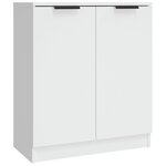 vidaXL Buffets 3 Pièces Blanc Bois d'ingénierie