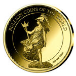 Monnaie BRITANNIA Bullion Coins of the World 2020 1/500 Oz Or 3000 Francs Chad (PRÉCOMMANDE)