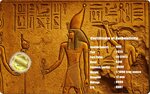 Pièce de monnaie en Or 50 Cents g 0.031 (1/1000 oz) Millésime 2025 PYRAMID OF GIZA 1/1000