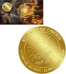 Pièce de monnaie en Or 12 Dollars g 0.031 (1/1000 oz) Millésime 2026 FALL OF LUCIFER 1/1000