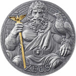 ZEUS The Great Greek Mythology 3 Once Argent Monnaie 3000 Francs Cameroon 2025