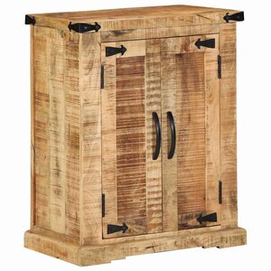 vidaXL Buffet Marron 55 x 35 x 70 cm bois de manguier brut