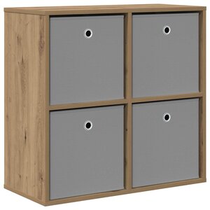 vidaXL Buffet avec tiroir Chêne artisanal 68 5 x 32 x 67 cm