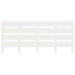 vidaXL Cadre de lit blanc 120x200 cm bois de pin massif