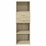 vidaXL Buffet haut chêne sonoma 40x42 5x124 cm bois d'ingénierie