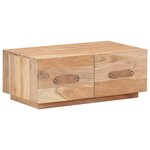 vidaXL Table basse 90x50x35 cm Bois de récupération massif