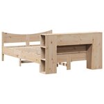 vidaXL Cadre de lit sans matelas 140x190 cm bois de pin massif