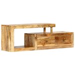 vidaXL Meuble TV 120 x 30 x 40 cm Bois massif de manguier