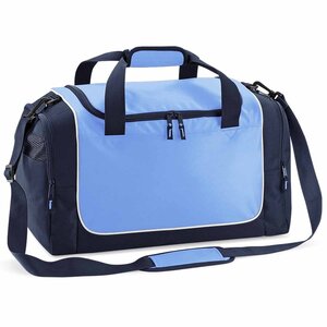 Sac de sport compact - QS77 - bleu ciel - bleu marine - blanc