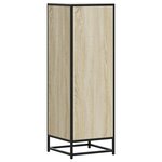 vidaXL Buffet haut chêne sonoma 35 5x35x106 5 cm bois ingénierie métal