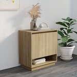 vidaXL Buffet Chêne sonoma 70x41x75 cm Bois d'ingénierie