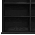 Armoire CD vidaXL en chêne noir 101x23x177 5 cm en bois d'ingénierie