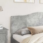 vidaXL Tête de lit Gris béton 200 cm Bois d'ingénierie