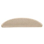 vidaXL Tapis d'escalier autocollants aspect sisal 15 Pièces 56x17x3 cm