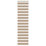 vidaXL Store zèbre marron sable largeur du tissu 60 9 cm polyester