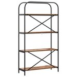 vidaXL Étagère Bois ancien 80 x 30 x 146 cm Bois d'ingénierie