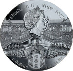 Pièce de monnaie en Argent 5 Dollars g 93.3 (3 oz) Millésime 2022 Haiyantang Zodiac Fountain TIGER