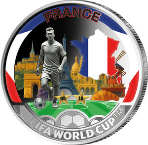 Monnaie FRANCE FIFA World Cup Champions Metal 50 Cents Solomon Islands 2026