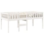 vidaXL Lit pour enfants sans matelas blanc 90x200cm bois de pin massif