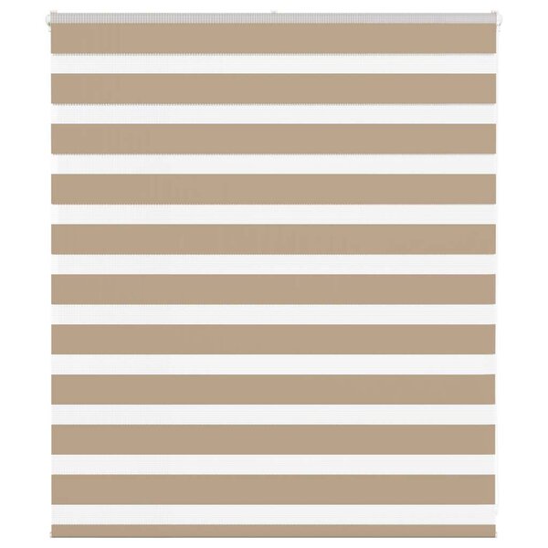 vidaXL Store zèbre marron sable largeur du tissu 125 9 cm polyester