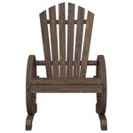 vidaXL Chaise de jardin Adirondack bois de sapin massif