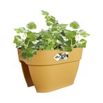 Balconnière Vibia Campana Flower Bridge 40 - 26 x 39 x 22 cm - Balcon extérieur - Jaune Miel