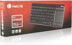 Clavier sans fil ngs tv warrior (noir)