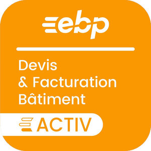 EBP Devis et Facturation Bâtiment Activ Gamme Eco - Licence 1 an - 1 poste - A télécharger