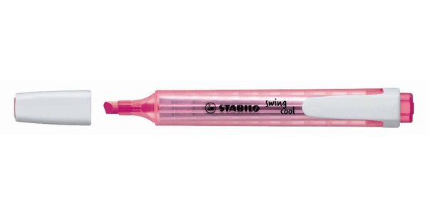 Surligneur de poche SWING COOL Pointe Biseautée 1 - 4 mm Rose STABILO