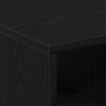 vidaXL Table basse Chêne noir 90 x 50 x 36.5 cm Bois d'ingénierie