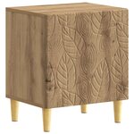 vidaXL Table de chevet 2 pièces Chêne artisanal 43 x 34 5 x 50 cm