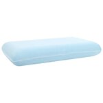 vidaXL Coussin de sommeil Uni Blanc 60 x 40 x 13 cm