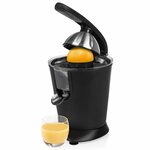 Princess presse-agrumes 160 w acier inoxydable noir mat