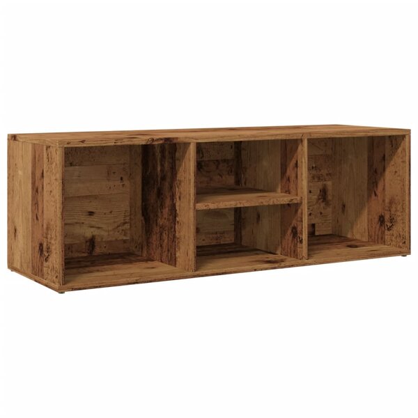 vidaXL Banc de rangement à chaussures vieux bois 105x35x35 cm