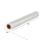 Pack and Move - Film Etirable - 0 45 x 100 m - Protection  Emballage  Déménagement - Anti rayures - Anti frottements - Imperméable