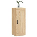 vidaXL Armoire murale chêne sonoma 34 5x34x90 cm bois d'ingénierie