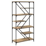 vidaXL Étagère Chêne artisanal 91 x 36 x 176 cm Bois d'ingénierie