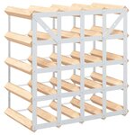 vidaXL Casier à bouteilles pour 20 bouteilles Pinède solide