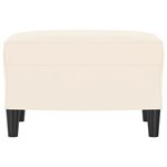 vidaXL Banc Crème 70x35x41 cm Velours