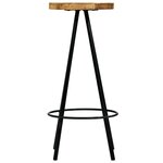 vidaXL Chaises de bar lot de 4 bois de manguier solide