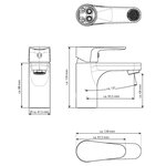 EISL Mitigeur de lavabo CLAUDIO chrome