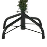 vidaXL Sapin de Noël artificiel articulé avec pommes de pin 120 cm